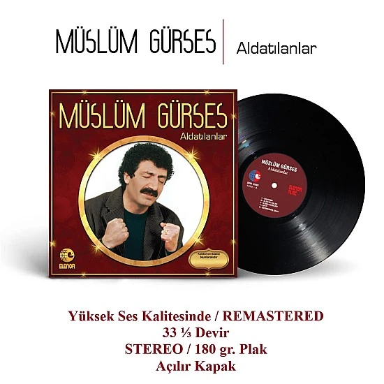 Müslüm Gürses - Aldatılanlar Plak LP - 1953 Adet Sınırlı