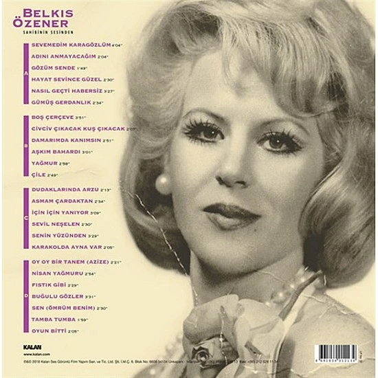 Belkıs Özener ‎– Sahibinin Sesinden Plak 2 LP