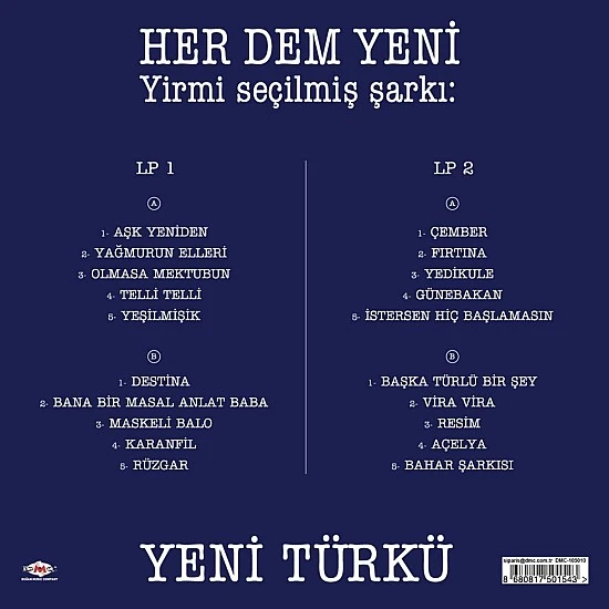 Yeni Türkü - Her Dem Yeni Plak LP