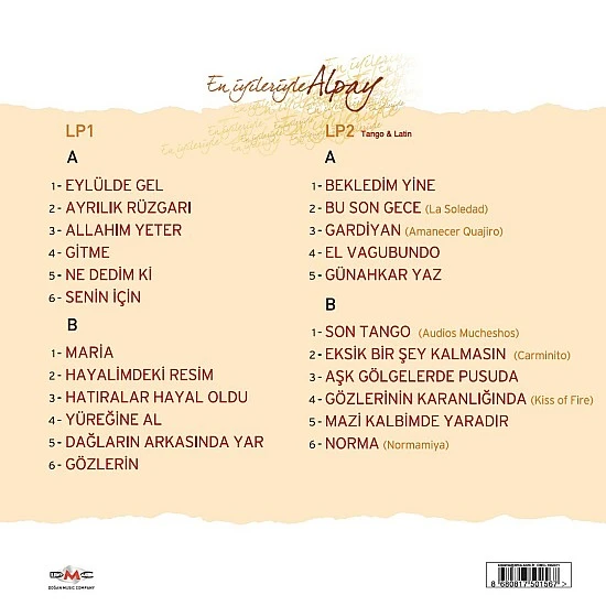 Alpay ‎– En İyileriyle Alpay Plak 2 LP