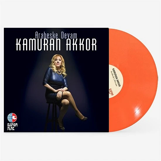 Kamuran Akkor - Arabeske Devam  (Turuncu Renkli) Plak LP