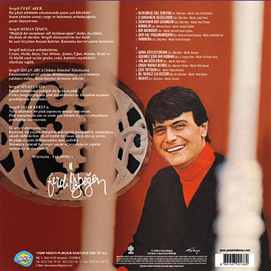 Ferdi Özbeğen - Yaşadıkça Renkli Plak LP