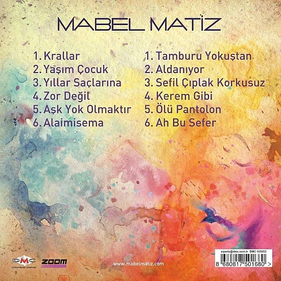 Mabel Matiz - Yaşım Çocuk Plak LP