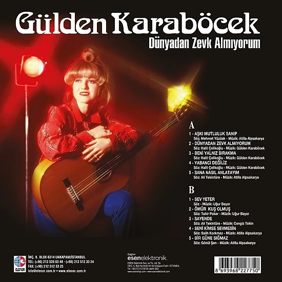 Gülden Karaböcek - Dünyadan Zevk Almıyorum Plak LP