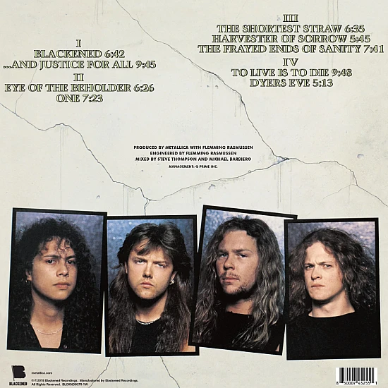 Metallica - And Justice For All (Yeşil Renkli) Plak 2 LP * ÖZEL BASIM *