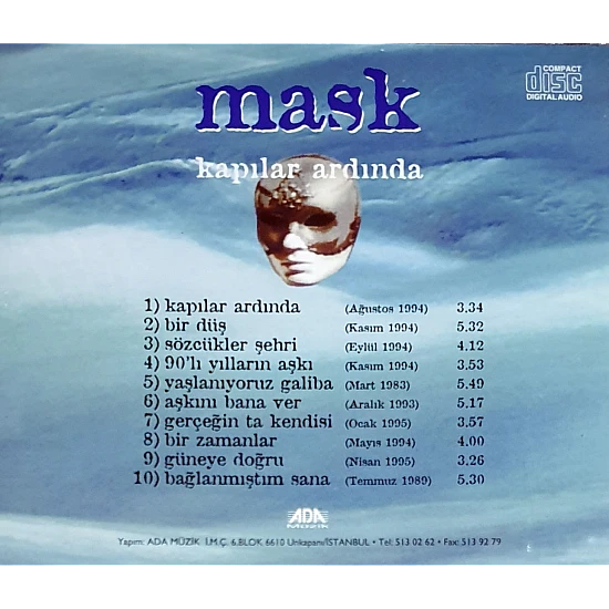 Mask - Kapılar Ardında CD