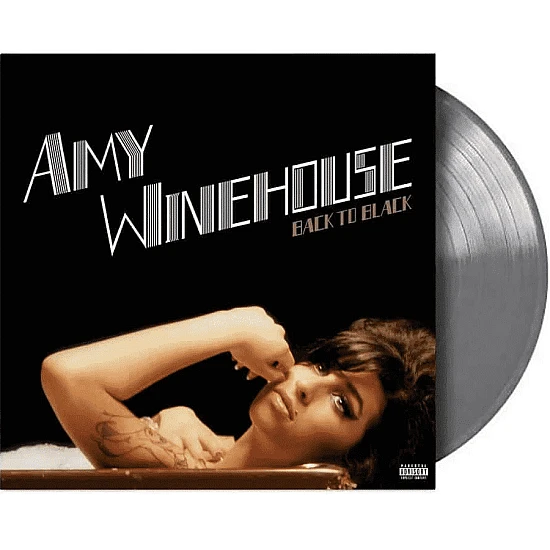 Amy Winehouse - Back to Black (Gümüş Renkli) Plak LP * ÖZEL BASIM *