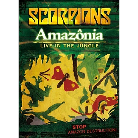 Scorpions ‎– Amazônia - Live In The Jungle DVD (PAL)