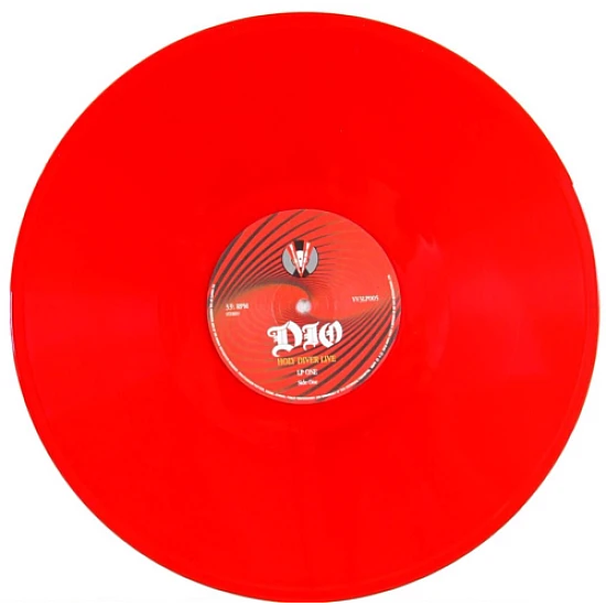 Dio - Holy Diver Live Kırmızı Renkli Plak 3 LP